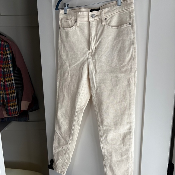 Banana Republic Ecru-Colored Skinny Ankle Jeans - Picture 1 of 7